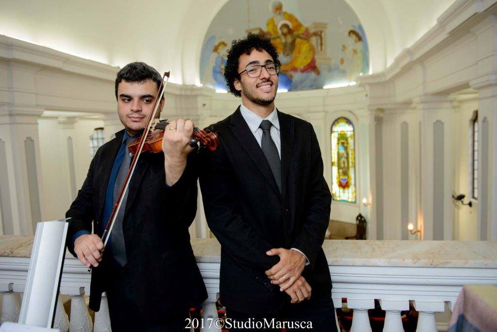 Moabe e Hugo - Fundadores do Grupo Rio Cordas, músicos profissionais para casamento